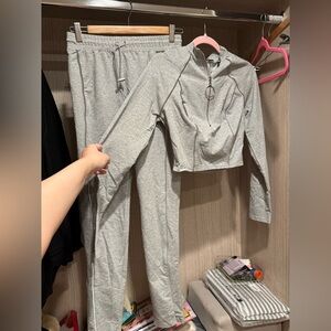 Fashion Nova Heather Gray Lounge Set